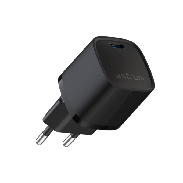 20W PD WALL CHARGER USB-C BK