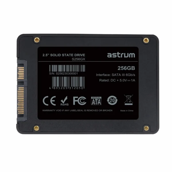 1683891664S256GX-2 S256GX 256GB 2.5 SATA3 SSD DRIVE