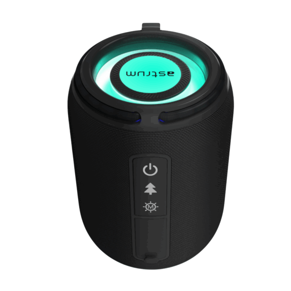 SP110 Portable Bluetooth Speaker 5.3, TF Card FM USB RGB Light TWS - BlackSP110 Portable Bluetooth Speaker 5.3, TF Card FM USB RGB Light TWS - Black