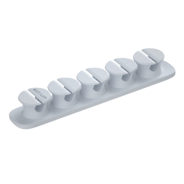 CO110-Blue-1 CO110 Cable Organizer Clips - 5 Bays, 4 Storage Compartments - Blue