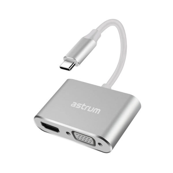 USB-C to VGA & HDMI Adapter | 4K HDMI + 1080P VGA -  DA660