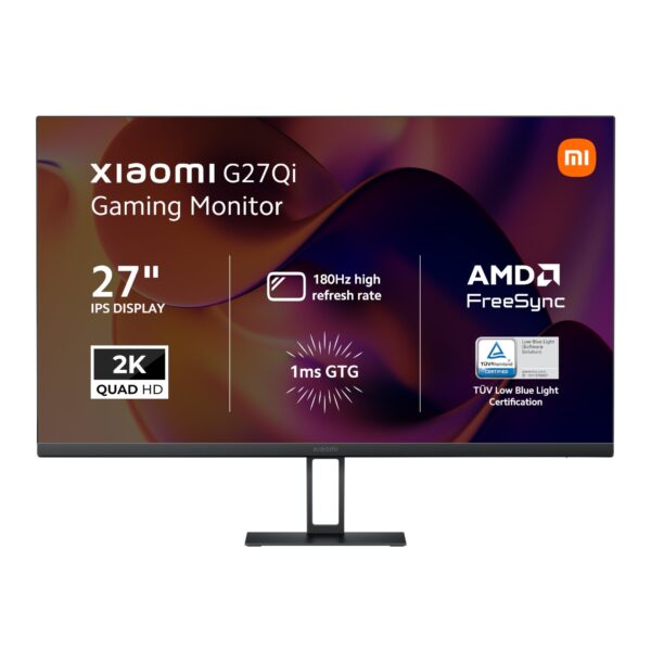 Xiaomi G27Qi 27″ 2K 1440p IPS Gaming Monitor (180Hz Xiaomi G27Qi 27" 2K 1440p IPS Gaming Monitor (180Hz, 1ms, 16:9, HDMI/DP, and AMD FreeSync)
