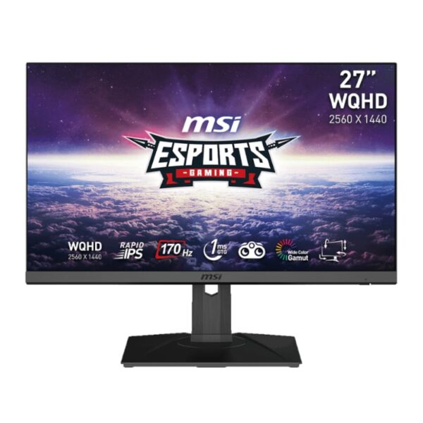 MSI G272QPF 27″ WQHD IPS 170Hz 1ms Flat Gaming Monitor MSI G272QPF 27" WQHD IPS 170Hz 1ms Flat Gaming Monitor
