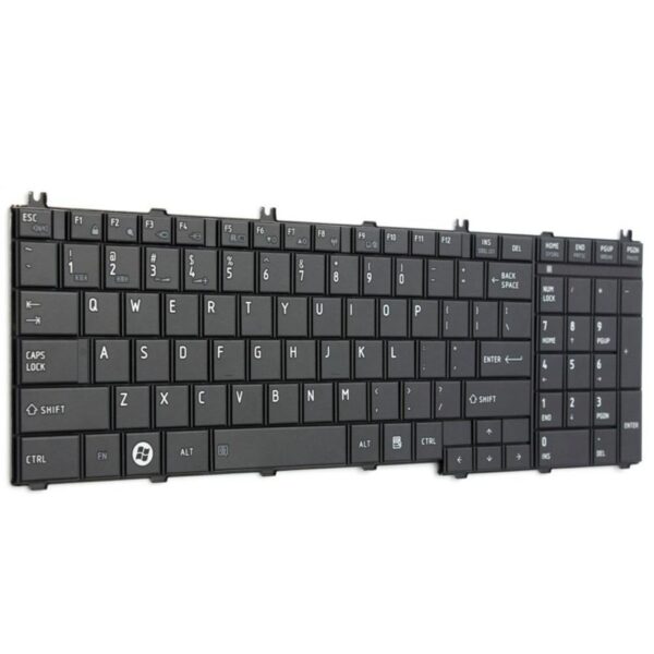 KEYBOARD FOR TOSHIBA C650 NORMAL BLACK US