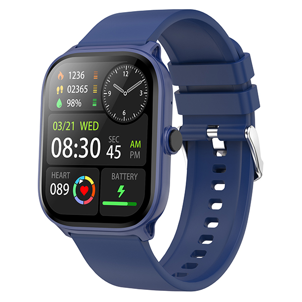 MT310 Smart Watch 2.01 HD IPX68 with BT Calls Sports HR BP BO - Blue