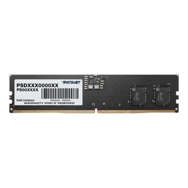 Patriot Signature Line 8GB 5600MHz DDR5 UDIMM Desktop Memory Patriot Signature Line 8GB 5600MHz DDR5 UDIMM Desktop Memory