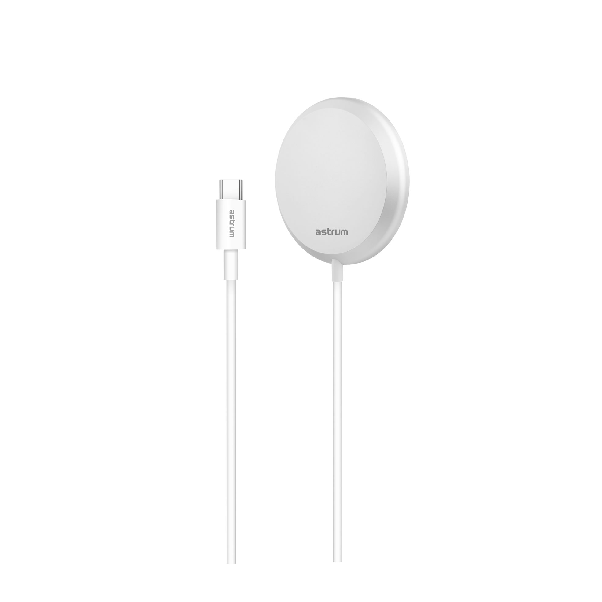CW500 15W Magnetic Slim Wireless Charging Pad - Silver - Image 2