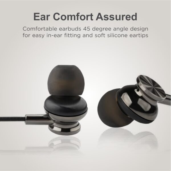 EB160 Electro Painted Stereo Earphones with Mic - Image 4