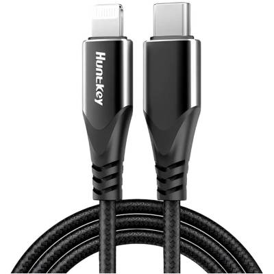 HUNTKEY CAB USB-C TO LIGHTNING BLACK