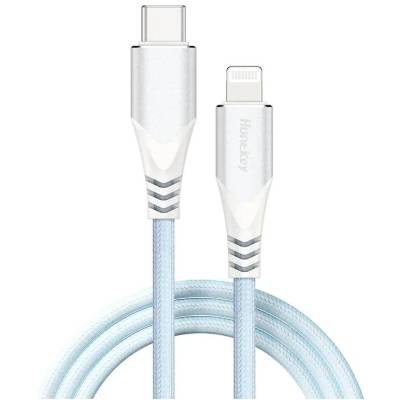 HUNTKEY CAB USB-C TO LIGHTNING BLUE